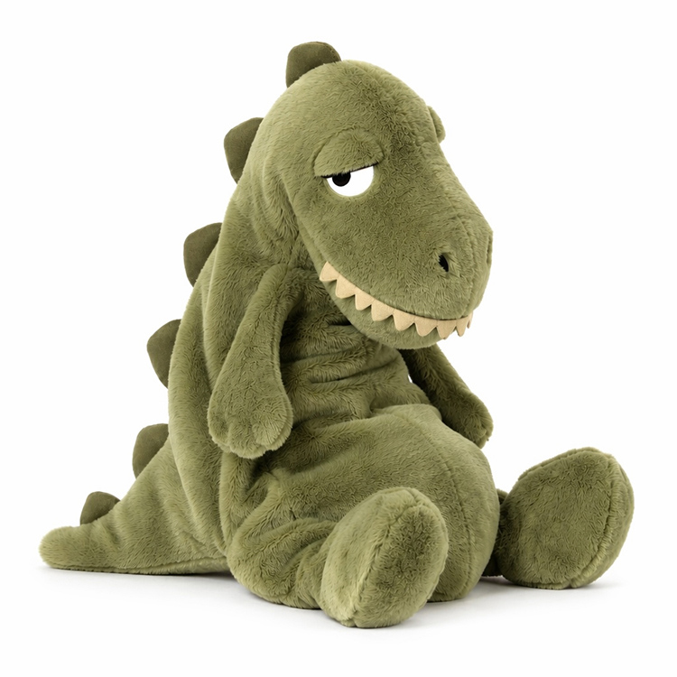 Pluszowy śpiący dinozaur